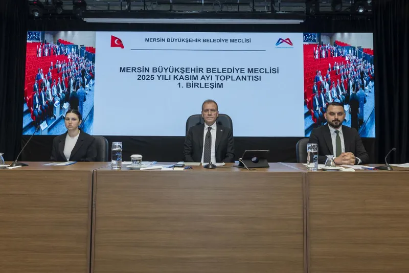 Mersin Belediye Meclisi Kasım Toplantısında Önemli Gündemler