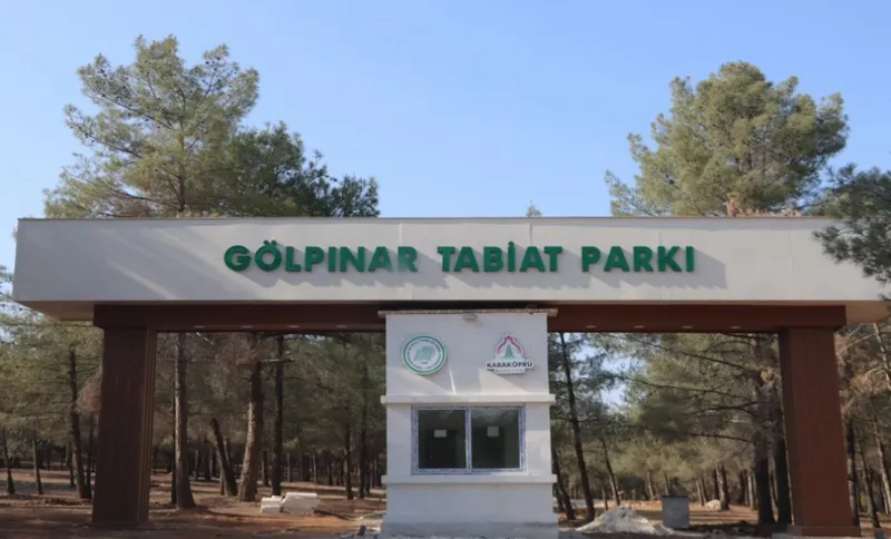 Gölpınar Tabiat Parkı Temel Çalışmaları Hızla İlerliyor