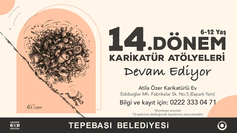 Tepebaşı Belediyesi Karikatür Atölyeleri