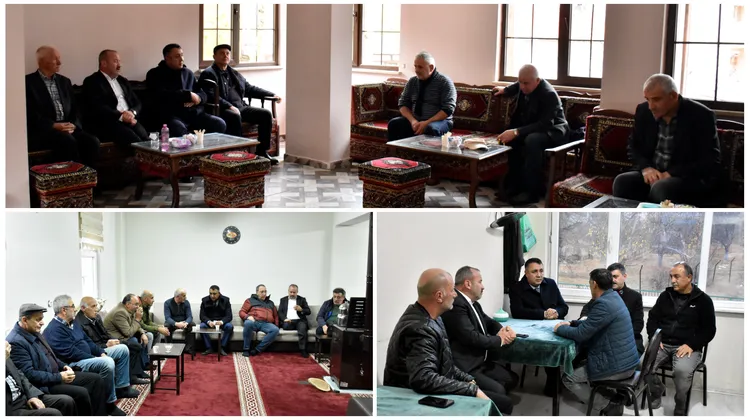 Gümüşhane Belediye Başkanı Taziye Ziyaretlerinde
