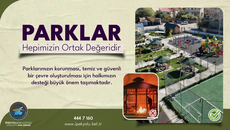 İpekyolu Belediyesi Park Tahribatlarına Karşı Duyarlılık Çağrısı