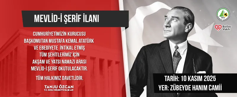 Bolu Belediyesi 10 Kasım