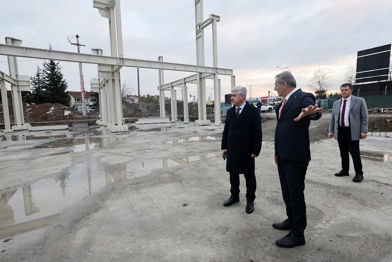 Sakarya Bilim Merkezi İnşaatında Son Durum Değerlendirildi