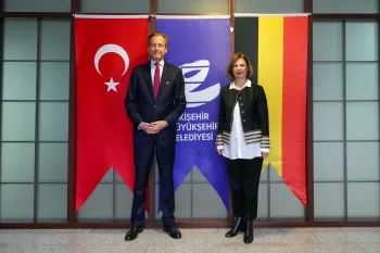 Belçika Büyükelçisi Velde, Eskişehir