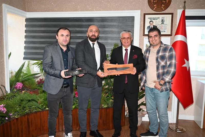 Akdeniz Üniversitesi Heyeti Kemer Belediye Başkanı