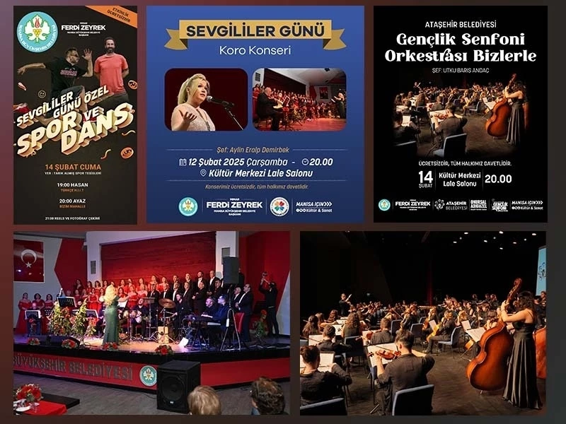 Büyükşehir’den Sevgililer Günü’ne özel konser ve etkinlik