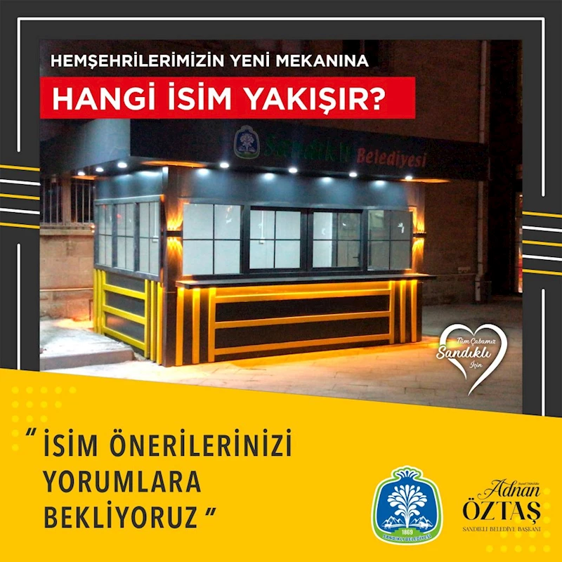 Hemşehrilerimizin Yeni Mekanına Hangi İsim Yakışır?