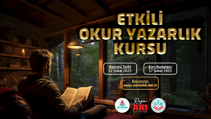 KAPEM’de Etkili Okur Yazarlık Kursu Başlıyor