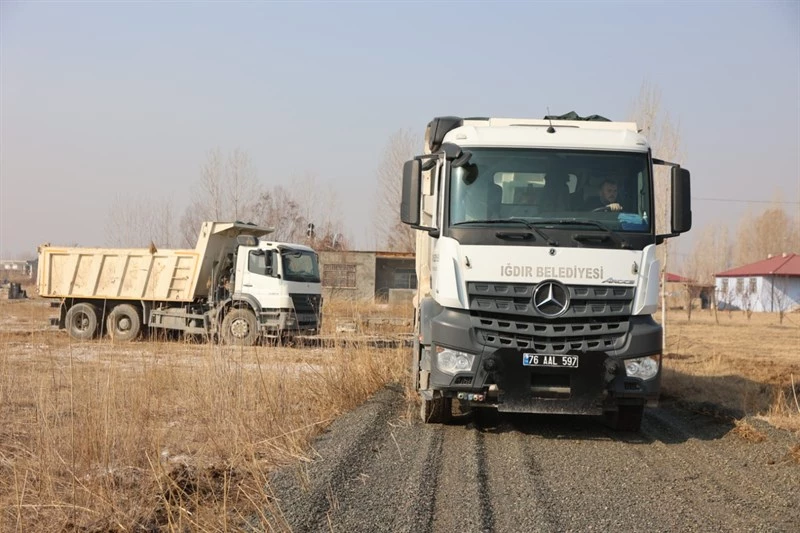 Iğdır Belediyesi Fen İşleri Müdürlüğü tarafından; lğdır Yenimahalle(Xanego)