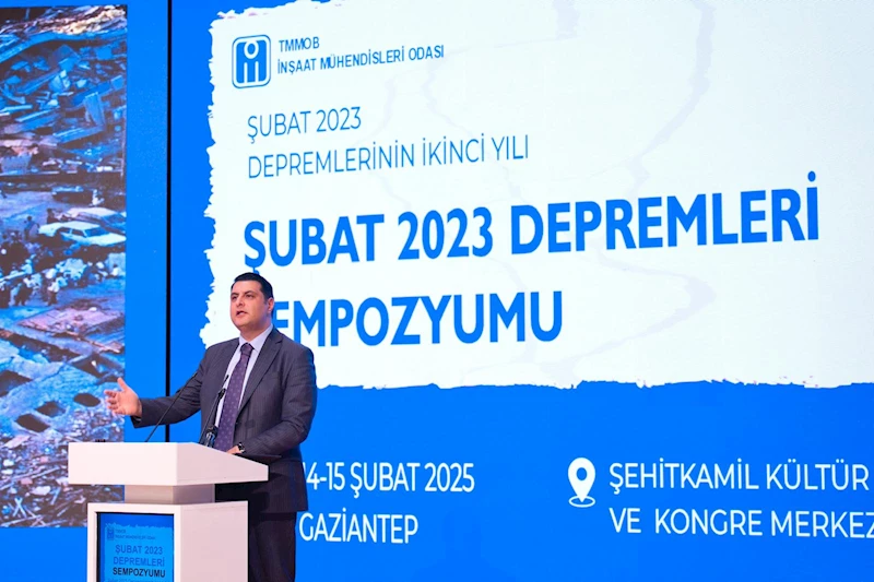 BAŞKAN YILMAZ, BİR KEZ DAHA DEPREME DİKKAT ÇEKTİ