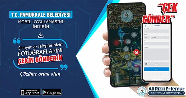 PAMUKKALE BELEDİYESİ’NE ÇEK GÖNDER