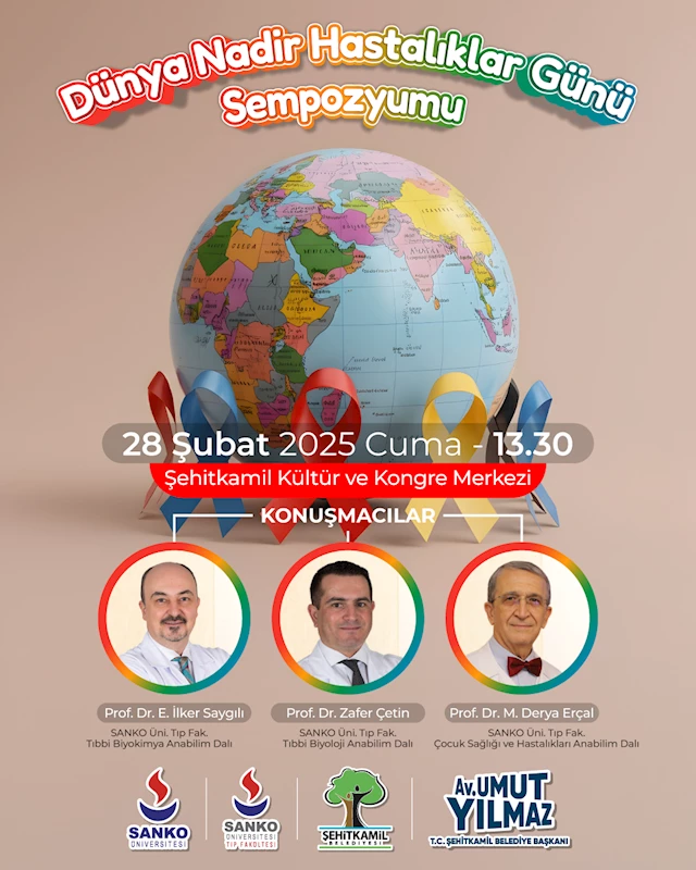 NADİR HASTALIKLAR ŞEHİTKAMİL’DE KONUŞULACAK