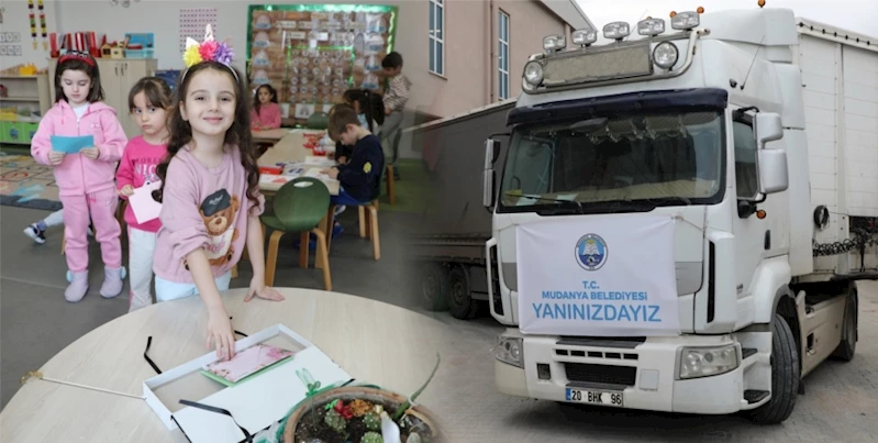 MUDANYALI ÇOCUKLARDAN HATAY’A SEVGİ KÖPRÜSÜ