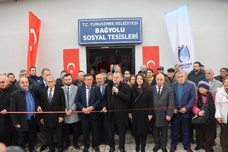 BAĞYOLU SOSYAL TESİSİ HİZMETE AÇILDI