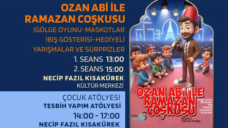 Ramazan Neşesi NFK’da; Haydi Çocuklar Büyükşehir’in Etkinliklerine