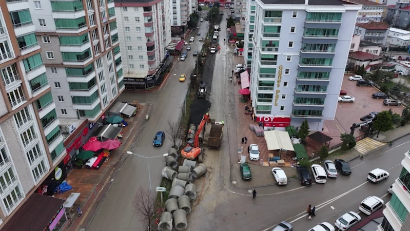 Samsun’da yağmur suyu hattı projeleriyle altyapıya dev yatırım!