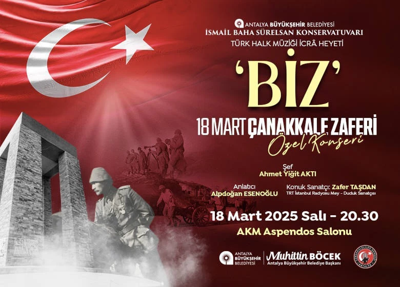 Çanakkale Zaferi’nin 110. Yıl Dönümüne Özel Konser