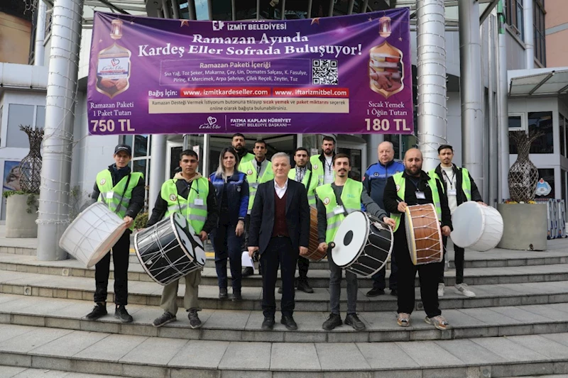 İZMİT’İN RAMAZAN DAVULCULARI BELLİ OLDU