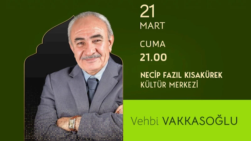 Vakkasoğlu, NFK’da Edebiyatseverlere Seslenecek