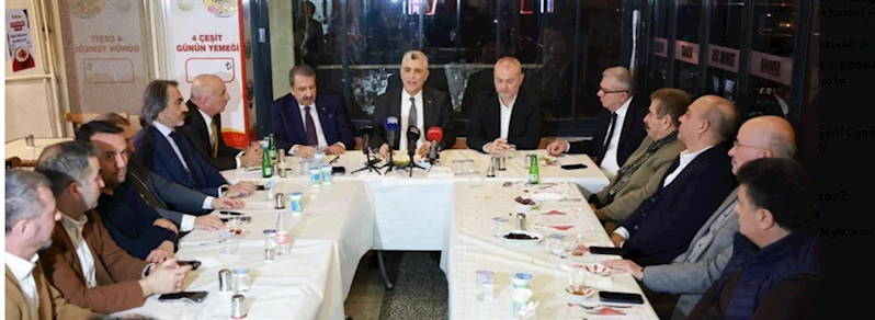 Ticaret Bakanı Bolat, gıda sektörü temsilcileriyle iftarda bir araya geldi