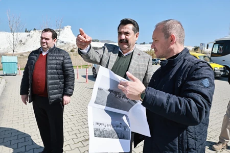 BAŞKAN ERTEMUR, PROJELERİ YERİNDE İNCELEDİ