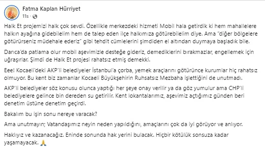 HÜRRİYET: HALK ET PROJEMİZ BİRİLERİNİ RAHATSIZ ETMİŞ!