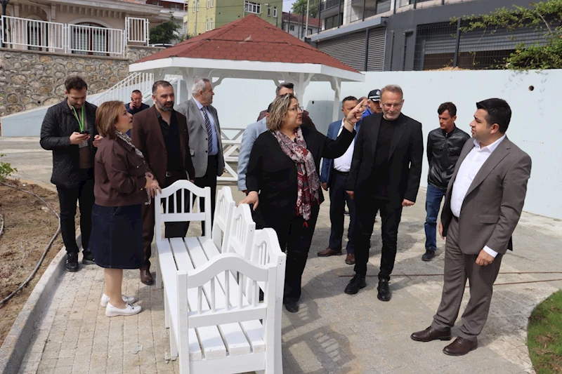 İZMİT BELEDİYESİ YETKİLİLERİ TURGUT MAHALLESİNDEKİ ÇALIŞMALARI YERİNDE İNCELEDİ