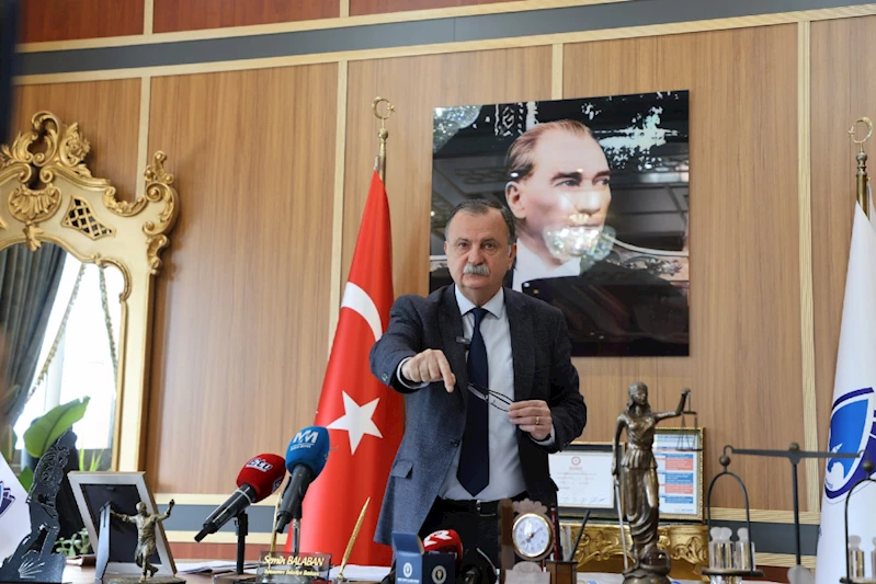 BAŞKAN BALABAN BASIN TOPLANTISINDA İDDİALARA TEK TEK YANIT VERDİ