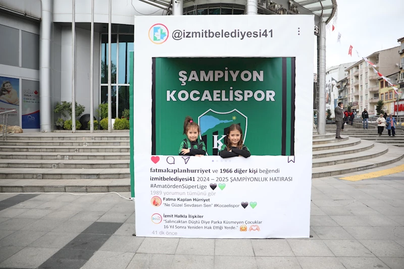 KOCAELİSPOR’UN 59.YILI VE DÜNYA İZMİTLİLER GÜNÜ BELSA MEYDANINDA COŞKUYLA KUTLANDI