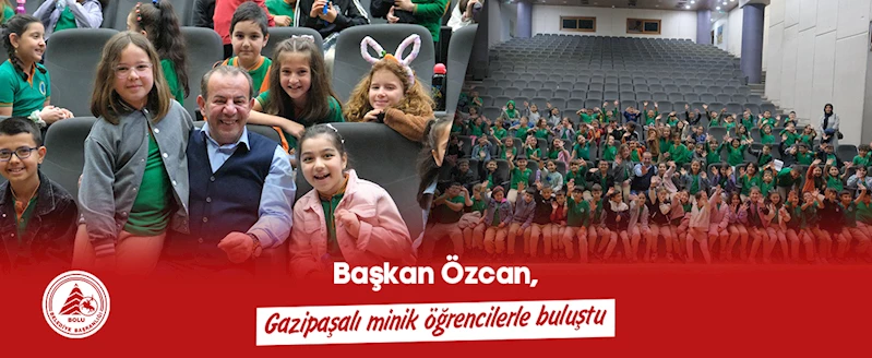 Başkan Özcan, Gazipaşalı minik öğrencilerle buluştu