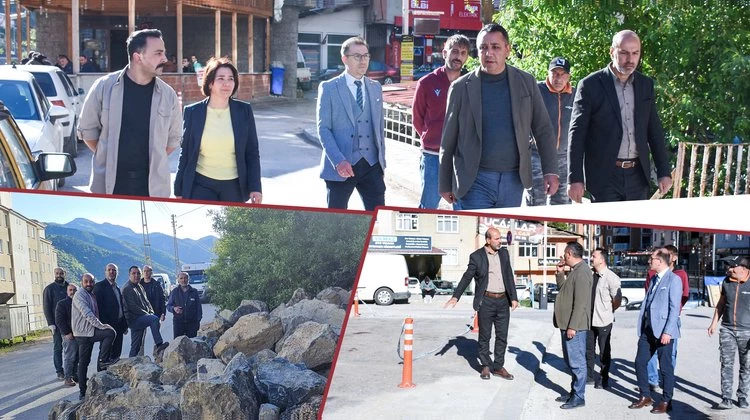 BAŞKANIMIZ, HÜRRİYET CADDESİ VE TANJANT YOLUNDAKİ ÇALIŞMALARI YERİNDE İNCELEDİ