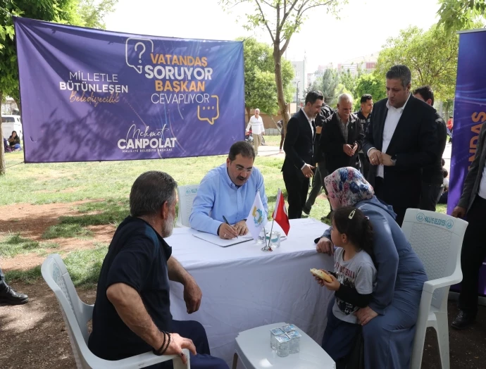 VATANDAŞLAR SORDU BAŞKAN CANPOLAT CEVAPLADI