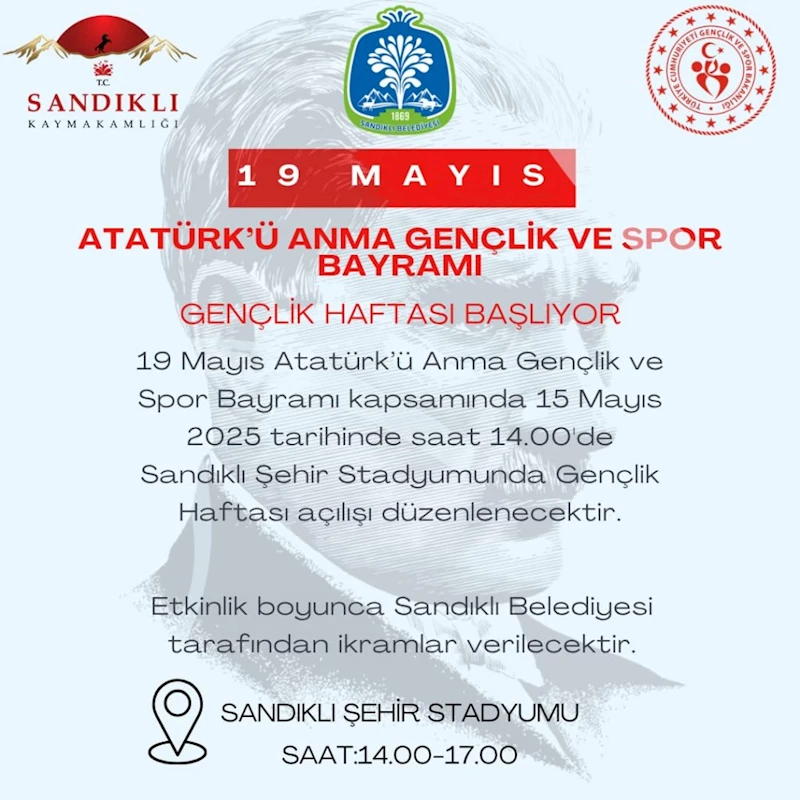 Gençlik Haftası Başlıyor!