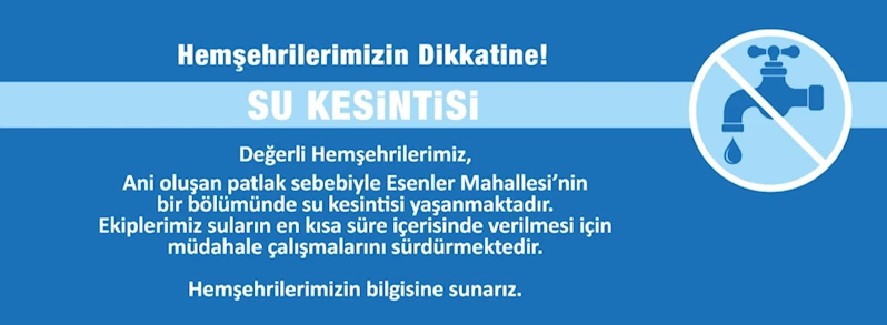 SU KESİNTİSİ