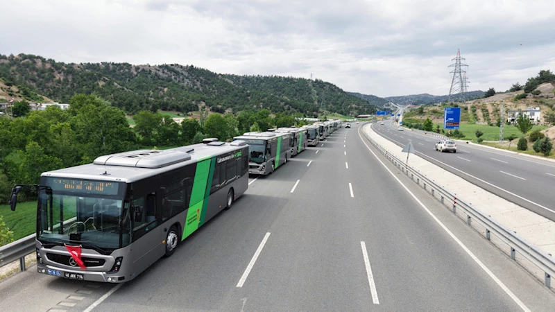 Kahramanmaraş’ta Toplu Taşıma Yeni Hibrit Otobüslerle Güçlendi
