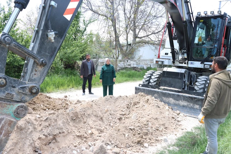 Selçuklu Mahallesi Yeni İçme Suyu Hat Çalışmaları Devam Ediyor