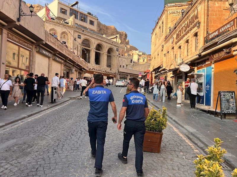 Mardin Büyükşehir Belediyesi Zabıta Ekipleri Bayram Tedbirlerini Uyguladı