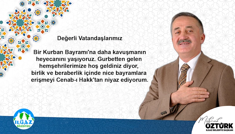 Belediye Başkanımız Mehmed Öztürk