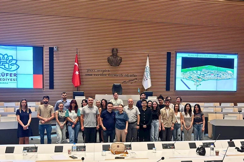 Nilüfer’in kentleşme modeli geleceğin mimarlarına anlatıldı