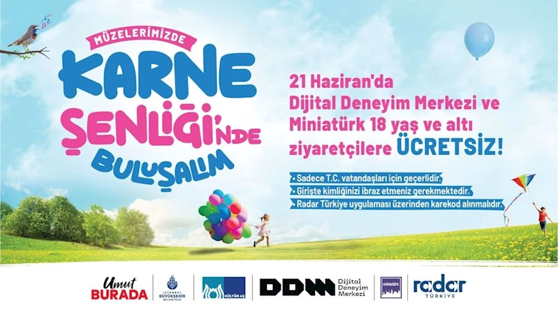 İBB’DEN KARNE HEDİYESİ