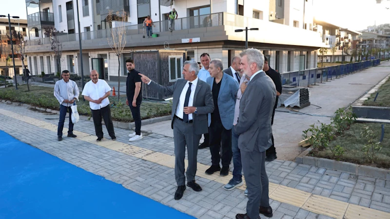 Başkan Görgel, Azerbaycan Mahallesi’nde Yürütülen Çalışmaları İnceledi
