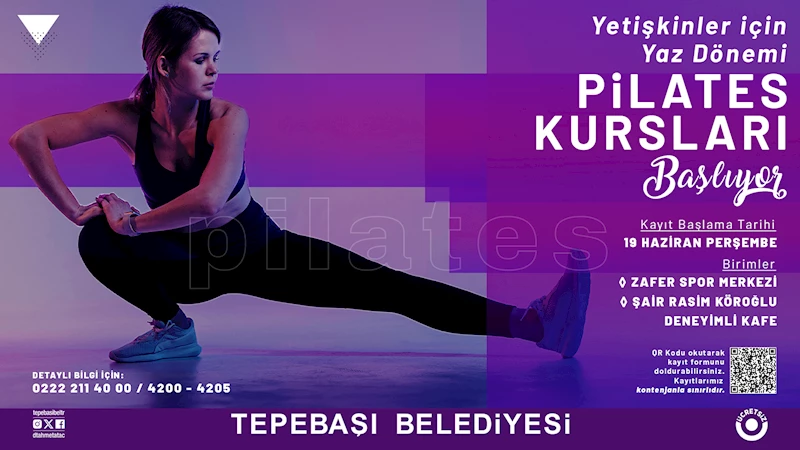 YETİŞKİNLER İÇİN PİLATES KURS KAYITLARI BAŞLIYOR