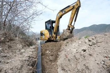 SARICAKAYA’YA 1200 METRELİK YENİ HAT