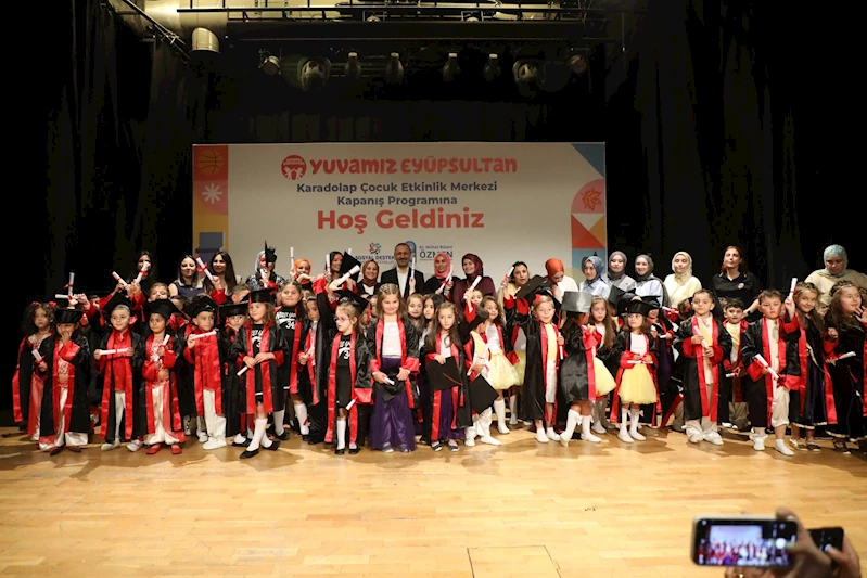 Minik mezunlardan coşkulu veda: Karadolap ÇEM’de kep töreni heyecanı