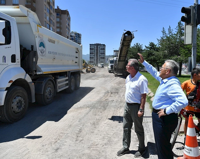 Başkan Büyükkılıç, Seher Bulvarı’ndaki 27 Milyon TL’lik Yatırımı Yerinde İnceledi