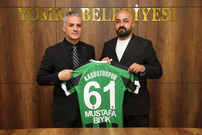 KAŞÜSTÜSPOR KULÜBÜ YÖNETİMİ BAŞKANIMIZI MAKAMINDA ZİYARETİ