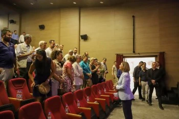 ODUNPAZARI MUHTARLARI BAŞKAN ÜNLÜCE İLE BİR ARAYA GELDİ