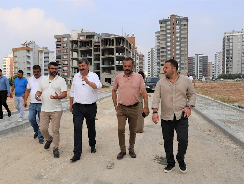 BAŞKAN YILDIZ, PORTAKAL MAHALLESİ’NDE KALDIRIM ÇALIŞMALARINI İNCELEDİ