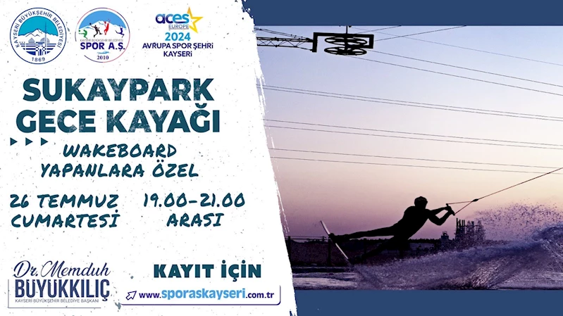 Spor A.Ş.’den Yaz Gecelerine Renk Katacak Spor Etkinliği: ‘Sukay’da Gece Kayağı’