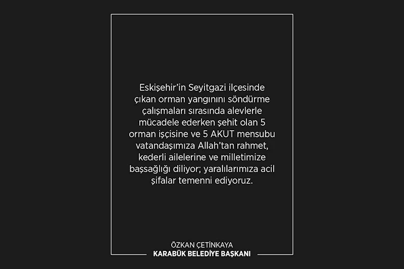 Vefat ve Başsağlığı